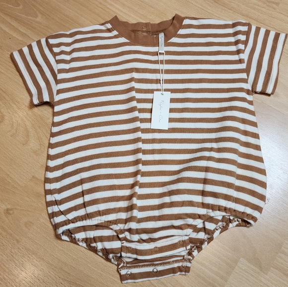 RYLEE + CRU RELAXED BUBBLE ROMPER SURF TOWN main image 0